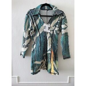 Luna Del Pinal Rubber Stretch Weave Pin Dress